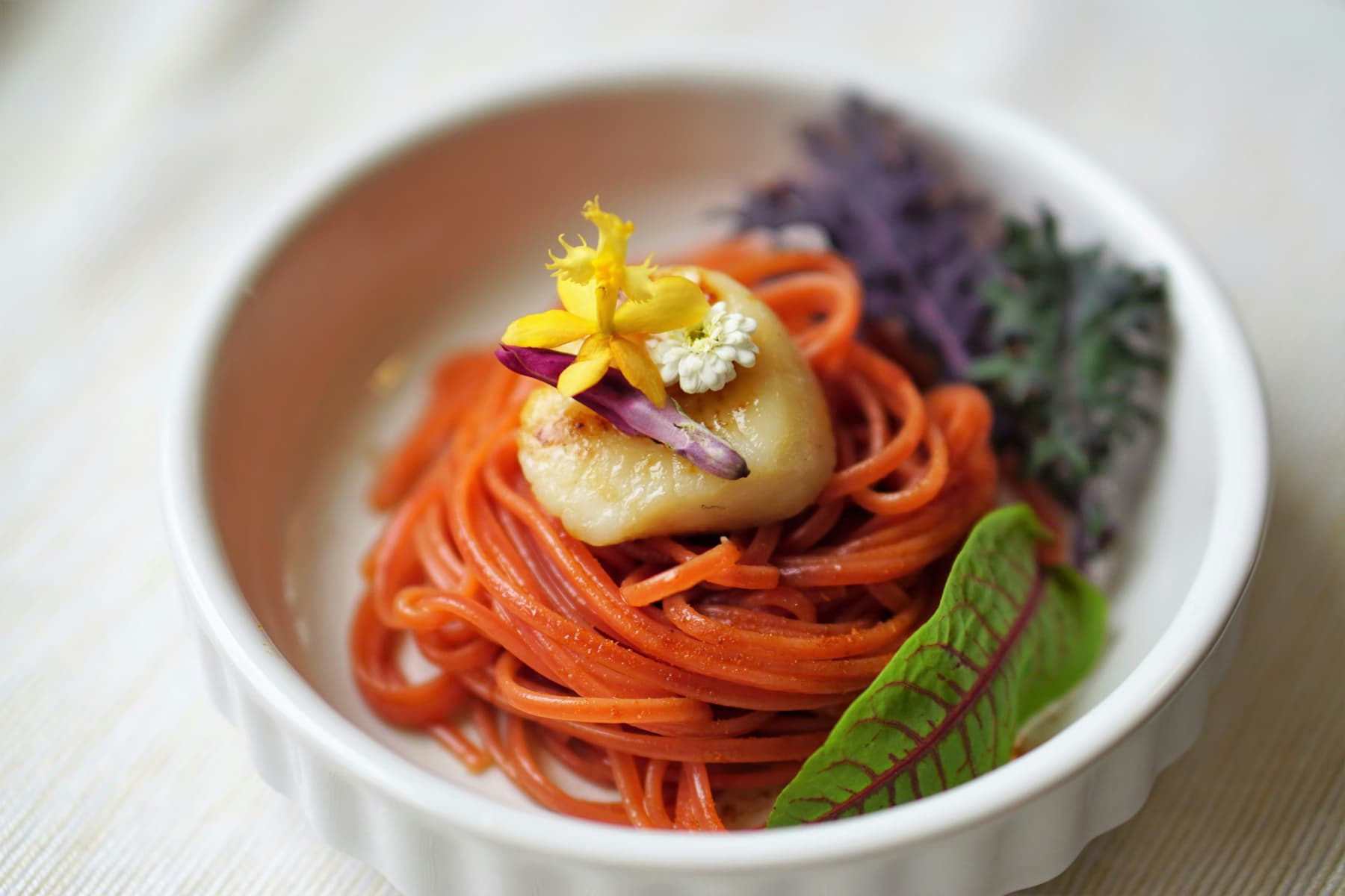 Pasta dish with vegetables